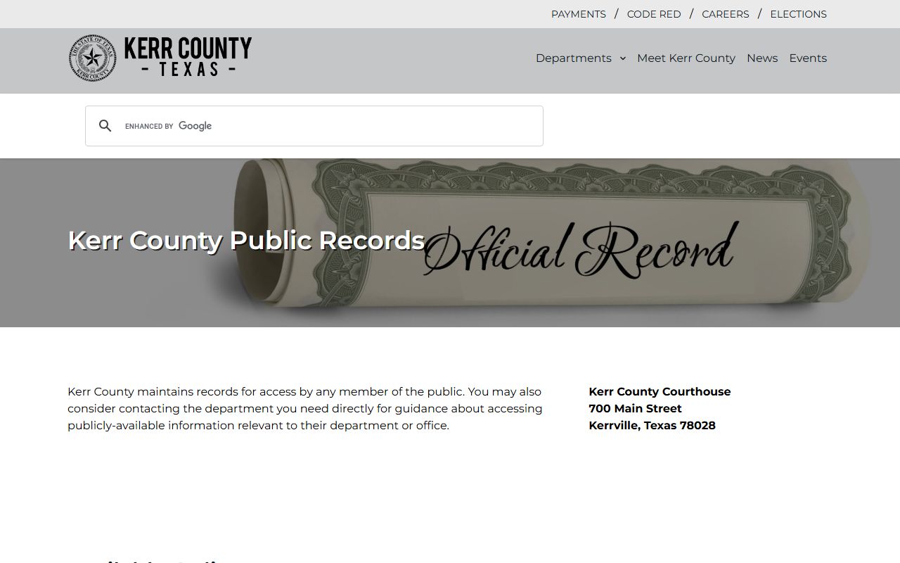 Kerr County court records after arrest public records hub